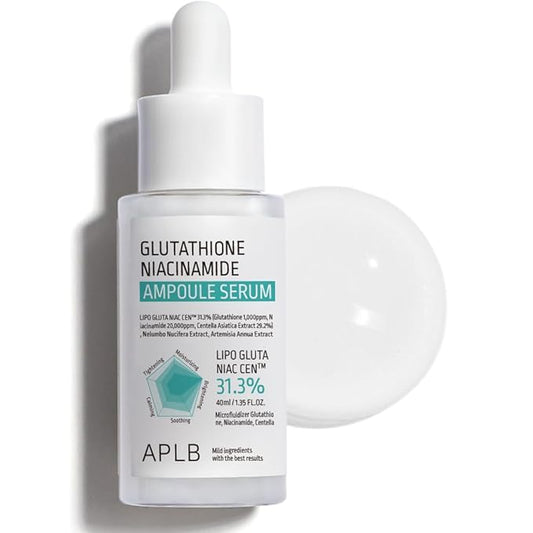 APLB Glutathione Niacinamide Ampoule Serum | LIPO GLUTA NIAC CEN™ 31.3% 1.35 FL.OZ