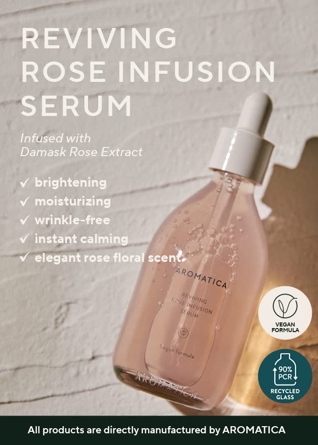 AROMATICA Reviving Rose Infusion Serum 3.38oz / 100ml